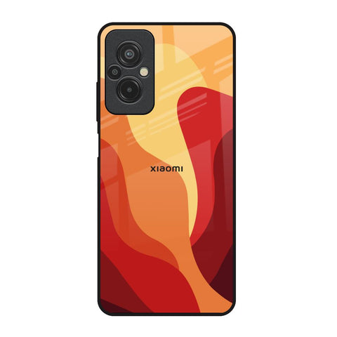 Magma Color Pattern Glossy Case for Redmi 11 Prime