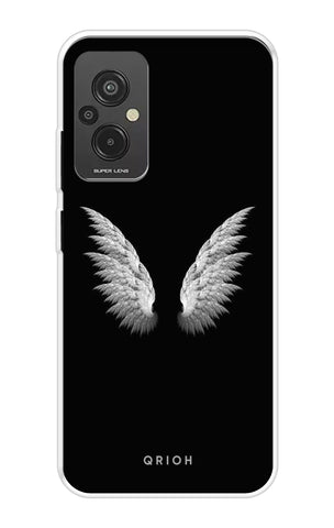 White Angel Wings Soft Cover for Redmi 11 Prime