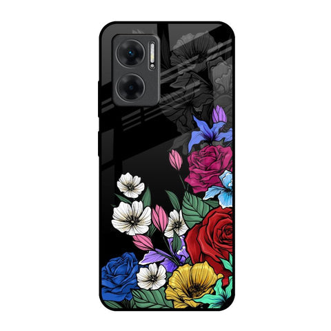 Rose Flower Bunch Art Glossy Case for Redmi 11 Prime 5G