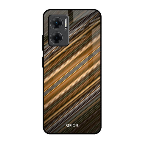 Diagonal Slash Pattern Glossy Case for Redmi 11 Prime 5G