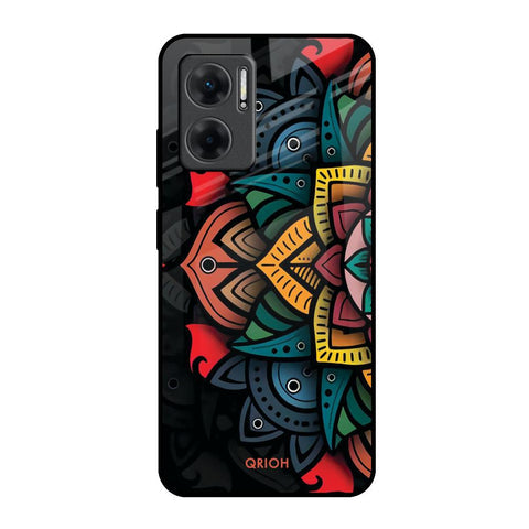 Retro Gorgeous Flower Glossy Case for Redmi 11 Prime 5G
