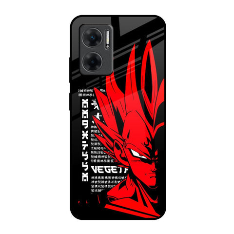 Red Vegeta Glossy Case for Redmi 11 Prime 5G