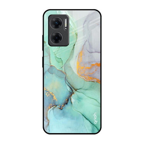 Green Marble Glossy Case for Redmi 11 Prime 5G