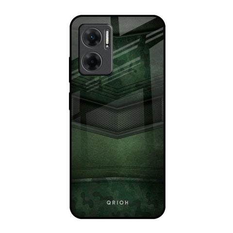 Green Leather Glossy Case for Redmi 11 Prime 5G