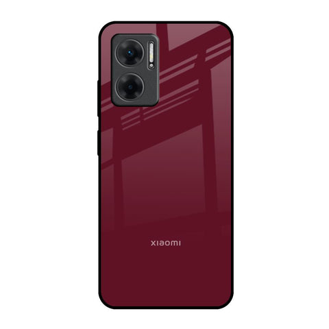Classic Burgundy Glossy Case for Redmi 11 Prime 5G