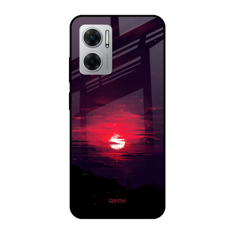 Morning Red Sky Glossy Case For Redmi 11 Prime 5G