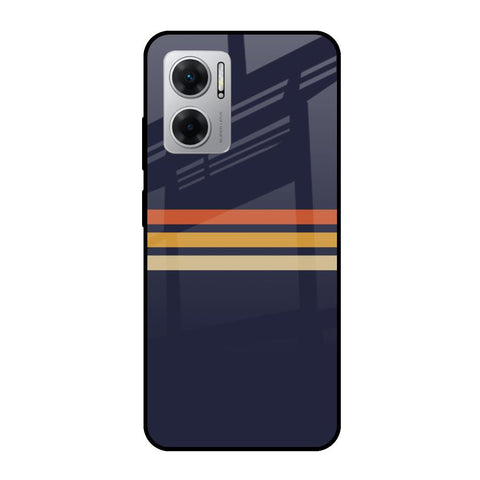 Tricolor Stripes Glossy Case For Redmi 11 Prime 5G