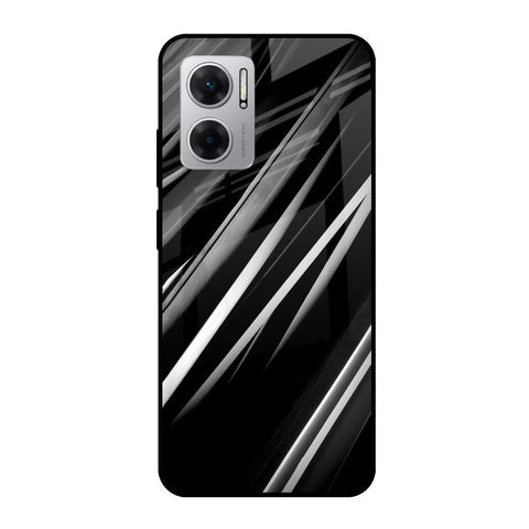 Black & Grey Gradient Glossy Case For Redmi 11 Prime 5G