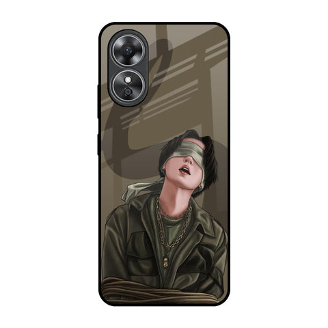 Blind Fold Glossy Case for OPPO A17