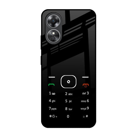 Classic Keypad Pattern Glossy Case for OPPO A17