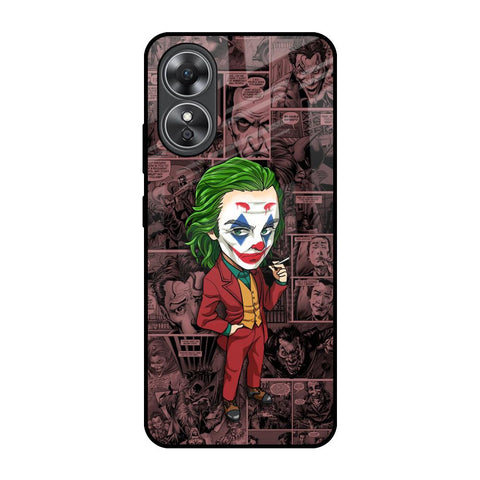 Joker Cartoon Glossy Case for OPPO A17