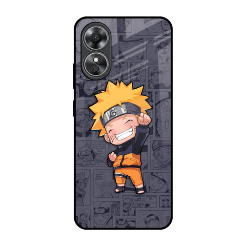 Orange Chubby Glossy Case for OPPO A17