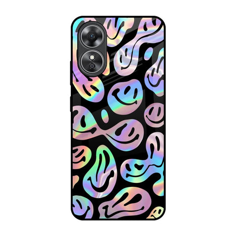 Acid Smile Glossy Case for OPPO A17