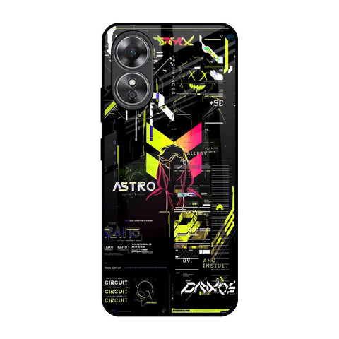 Astro Glitch Glossy Case for OPPO A17