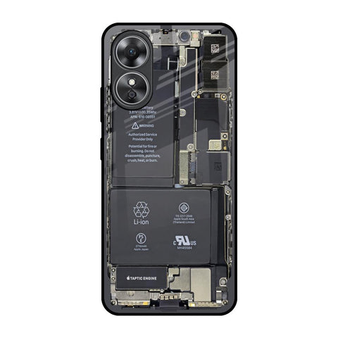 Skeleton Inside Glossy Case for OPPO A17