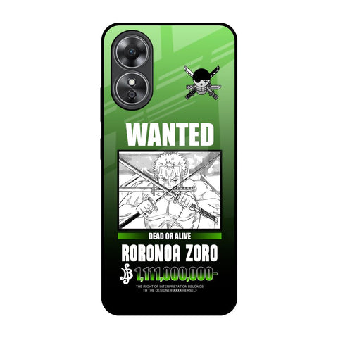 Zoro Wanted Glossy Case for OPPO A17