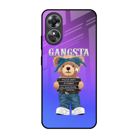 Gangsta Bear Glossy Case for OPPO A17