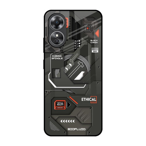 Tech Aesthetics Glossy Case for OPPO A17