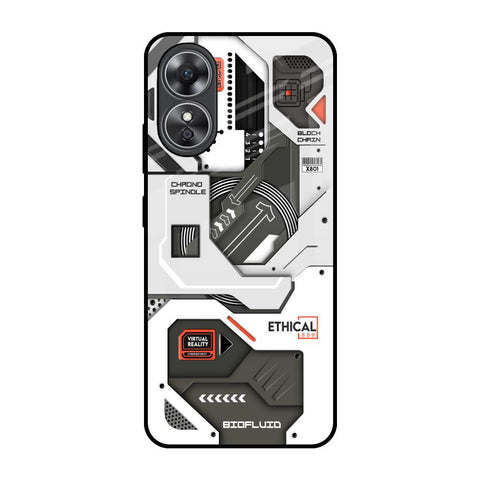 Explore Circuit Glossy Case for OPPO A17