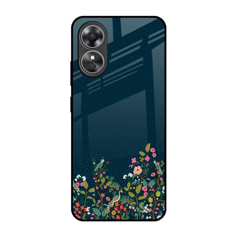 Small Garden Glossy Case For OPPO A17