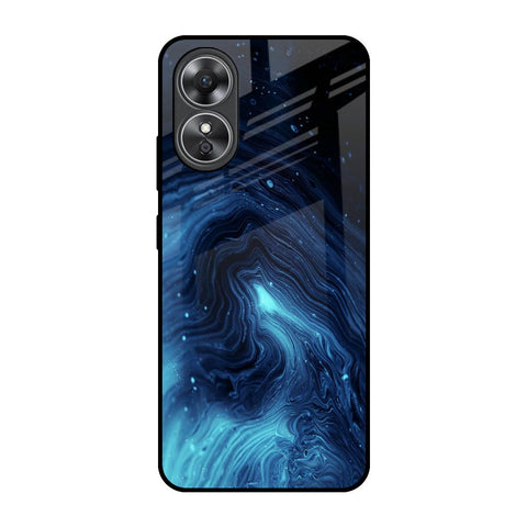 Dazzling Ocean Gradient Glossy Case For OPPO A17