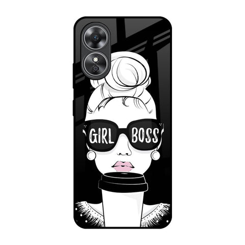 Girl Boss Glossy Case For OPPO A17