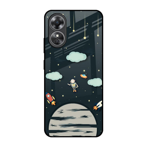 Astronaut Dream Glossy Case For OPPO A17