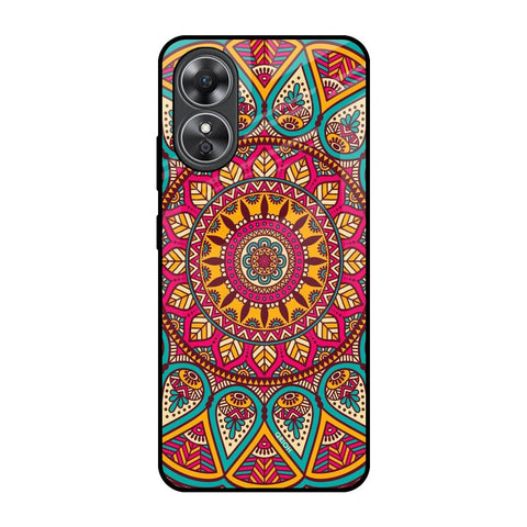 Elegant Mandala Glossy Case for OPPO A17