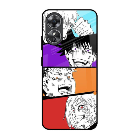 Anime Sketch Glossy Case for OPPO A17