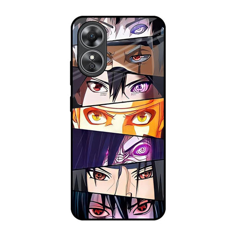 Anime Eyes Glossy Case for OPPO A17