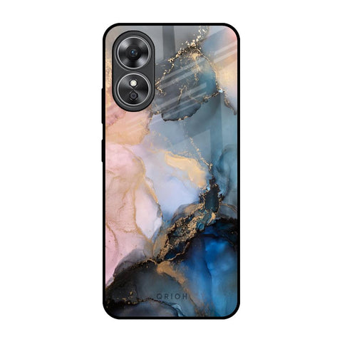 Marble Ink Abstract Glossy Case for OPPO A17