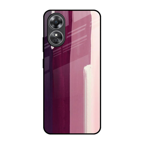 Brush Stroke Art Glossy Case for OPPO A17