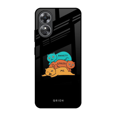 Anxiety Stress Glossy Case for OPPO A17
