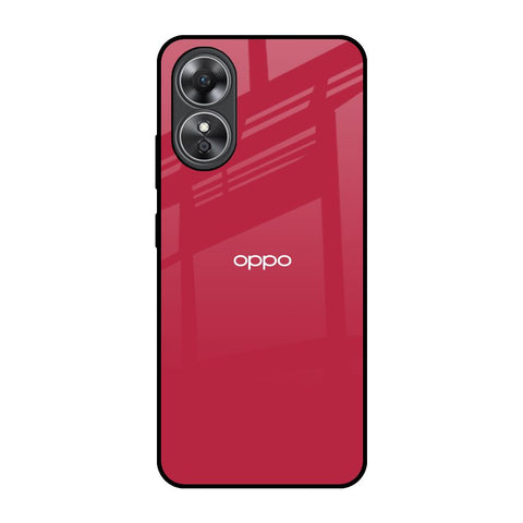 Solo Maroon Glossy case for OPPO A17