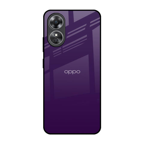 Dark Purple Glossy Case for OPPO A17