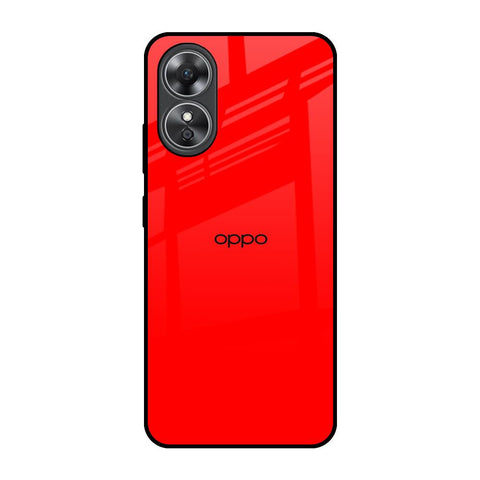 Blood Red Glossy Case for OPPO A17
