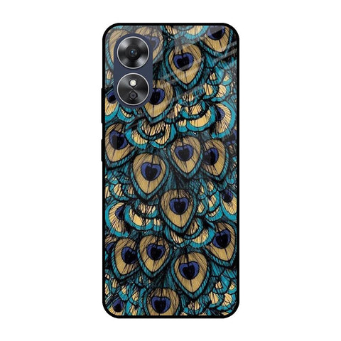 Peacock Feathers Glossy case for OPPO A17