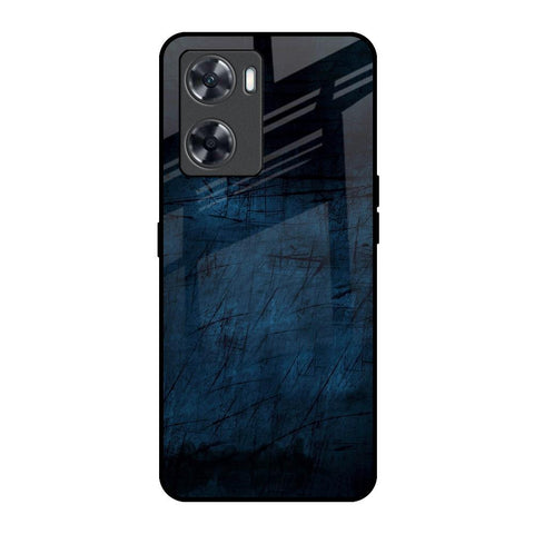 Dark Blue Grunge Glossy Case for OnePlus Nord N20 SE