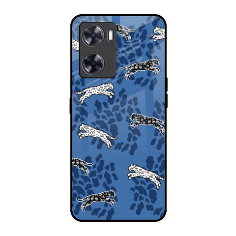 Blue Cheetah Glossy Case for OnePlus Nord N20 SE