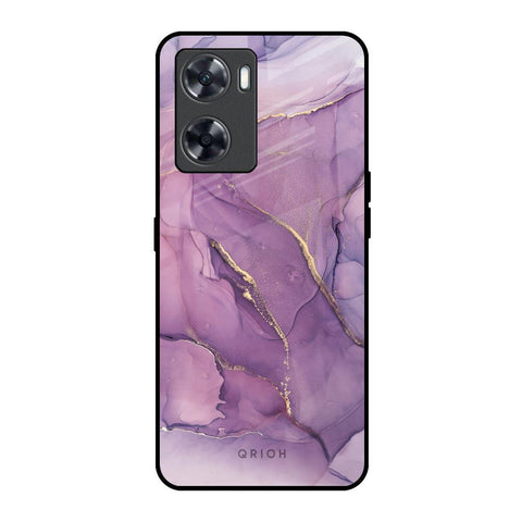 Purple Gold Marble Glossy Case for OnePlus Nord N20 SE