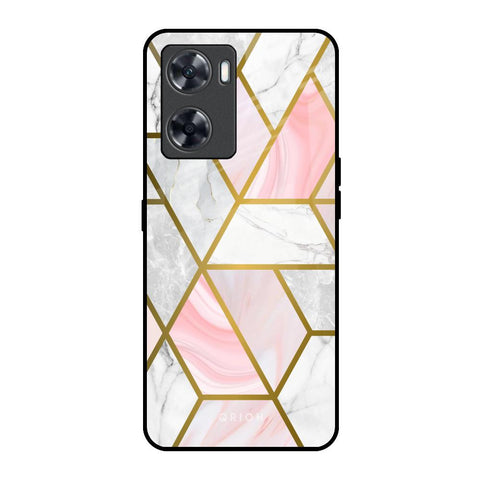 Geometrical Marble Glossy Case for OnePlus Nord N20 SE