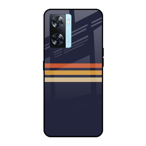 Tricolor Stripes Glossy Case For OnePlus Nord N20 SE