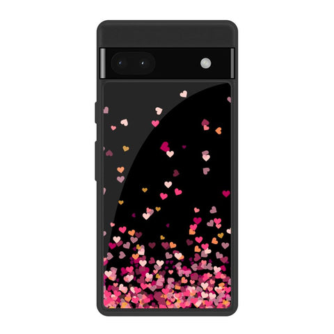 Heart Rain Fall Glossy Case for Google Pixel 6a