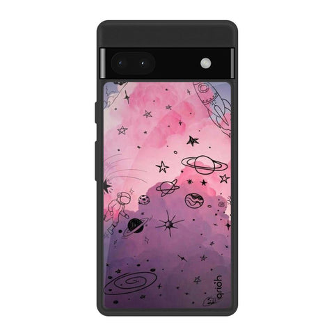Space Doodles Glossy Case for Google Pixel 6a