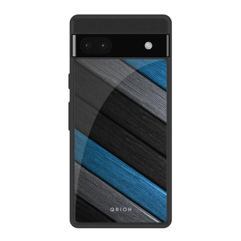Multicolor Wooden Effect Glossy Case for Google Pixel 6a