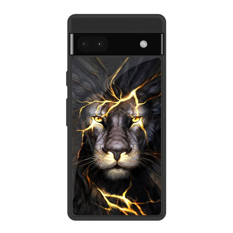 Golden Grey Lion Glossy Case for Google Pixel 6a