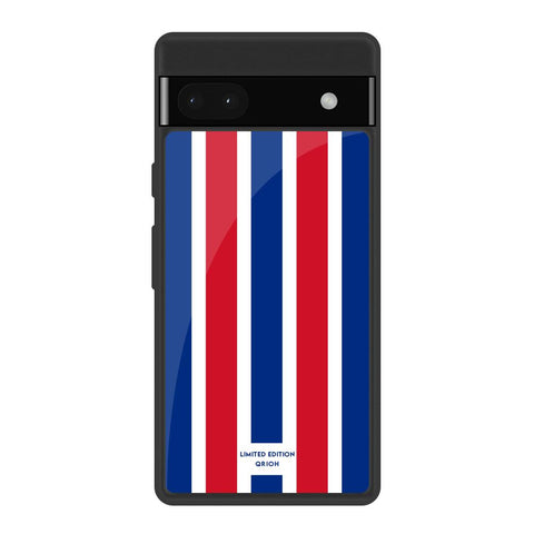 Tricolor Flag Glossy Case for Google Pixel 6a