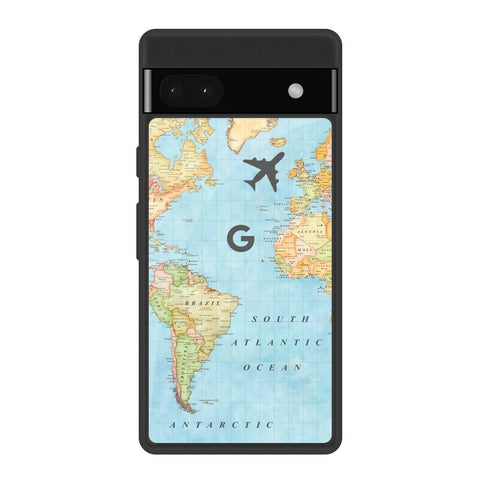 Fly Around The World Glossy Case for Google Pixel 6a