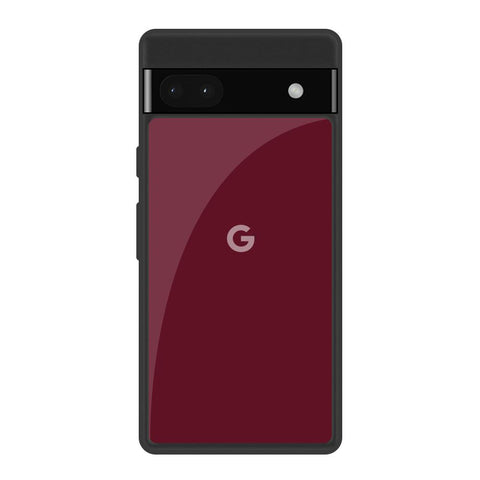 Classic Burgundy Glossy Case for Google Pixel 6a