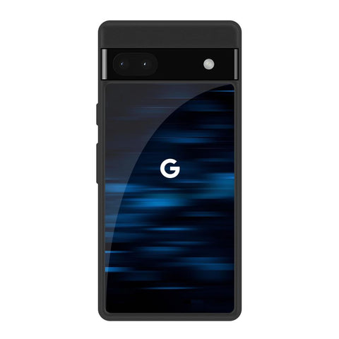 Blue Rough Abstract Glossy Case for Google Pixel 6a